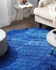 Teppich blau ⌀ 140 cm Shaggy CIDE Bild 3