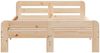 vidaXL Massivholzbett ohne Matratze 200x200 cm Kiefernholz 855460 Bild 4