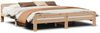 vidaXL Massivholzbett ohne Matratze 200x200 cm Kiefernholz 855460 Bild 2