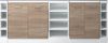 Dachschrägenschrank-Set Rion Sonoma/Weiß 5er Set Vicco Bild 5