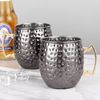 500 ml Handgemachter Becher Kupferbeschichtet Schwarz Bild 4
