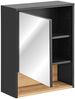 Spiegelschrank 'Burbon', Graphit matt/Artisan Eiche, 75x60 cm Bild 3