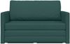 vidaXL Schlafsofa 110cm Dunkelgrün Stoff 4106695 Bild 5