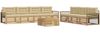 vidaXL Outdoor-Sofagarnitur 8 pcs Weiß und Beige 79 x 79 x 37 cm 3390178 Bild 2