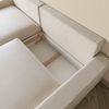 Ecksofa Samt 234x170x78 beige SOFIA Bild 5