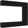 vidaXL TV-Schrankset 5 pcs Schwarz Eichen-Optik Holzwerkstoff 3332529 Bild 2