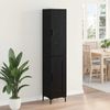 vidaXL Highboard Schwarz Eichen-Optik 34,5 x 34 x 180 cm Holzwerkstoff 3416217 Bild 4
