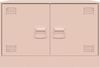 TV-Schrank, TV-Lowboard Rosa 67x39x44 cm Stahl Bild 5