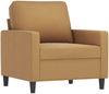 vidaXL Sessel Braun 60 cm Samt 359186 Bild 2