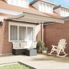 vidaXL Ausziehbare Markise Beige 350 x 250 cm Stoff und Aluminium 3330345 Bild 3