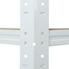 shelfplaza HOME 200x90x60 cm Eckregal in weiß mit 5 Böden und 175 kg Traglast pro Boden Bild 3