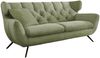 KAWOLA Sofa CHARME 3-Sitzer Cord olivgrün 94 x 95 x 225 cm Bild 3