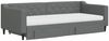 vidaXL Tagesbett Ausziehbar mit Schubladen Dunkelgrau 90x200 cm Stoff 3197481 Bild 3