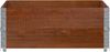 vidaXL Paletten-Aufsatzrahmen 2 Stk. Braun 100x100 Massivholz Kiefer 4010292 Bild 3