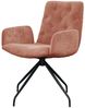 KAWOLA Stuhl NEW CHARME Drehstuhl Esszimmersessel Cord rost 87 x 66 x 59 cm Bild 3