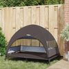 vidaXL Hochgelegtes Hundebett Braun 127 x 81 x 108 cm Stoff und Stahl 42008220 Bild 3