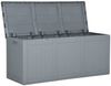 vidaXL Garten-Aufbewahrungsbox 270 L Grau PP-Holzoptik 151235 Bild 5