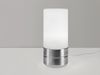 Kleine Tischlampe SARNO mit Touch Dimmer und Glasschirm, Höhe 20cm Bild 3