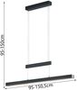 375310502 LED Pendelleuchte TRAJAN Deckenleuchte Touch Dimmer verstellbar 95-150 cm Bild 4