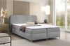 Boxspringbett Schlafzimmerbett AVERY 120x200cm Stoff Magic Velvet Grau Bild 1