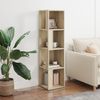 vidaXL Eckregal Sonoma-Eiche 33x33x132 cm Holzwerkstoff 809038 Bild 3