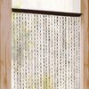 Dekoleidenschaft Türvorhang aus Bambus "Ring in Ring" 90x185 cm, Balkontür Insektenschutz Vorhang, Stangendurchzug, halbtransparent, Fadenvorhang, Bambusvorhang, Raumteiler Bild 2