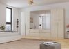 OTTO home Drehtürenschrank Kleiderschrank Kleiderschränke Schrank Garderobe AGORDO mit Glasfront (in zwei Griff-Farben, Breiten 91-360 cm) mit Außenschubkästen, in 7 Breiten und 2 Höhen MADE IN GERMANY Bild 2