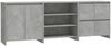 vidaXL 3-tlg. Sideboard Betongrau Holzwerkstoff [3098076] Bild 2