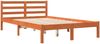 vidaXL Massivholzbett ohne Matratze Wachsbraun 150x200 cm Kiefernholz 844146 Bild 3