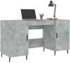 vidaXL Schreibtisch Betongrau 140x50x75 cm Holzwerkstoff 829568 Bild 3