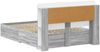 vidaXL Bettgestell mit Stauraum Grau Sonoma 160 x 200 cm Holzwerkstoff 3433887 Bild 5