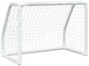 vidaXL Fußballtore für Kinder 2 Stk. mit Ball Weiß 64x35x48 cm Metall 4008436 Bild 4