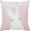 Kissen 2er Set Tiermuster IBERIS Samtstoff 45 x 45 cm Rosa Bild 4