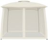 vidaXL Pavillon mit Doppeldach & Netzwänden Creme 2,93x2,93 m Stahl 368448 Bild 4