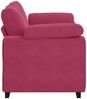 vidaXL Zweisitzer-Sofa Weinrot 160x77x82 cm Samt 4105261 Bild 5