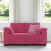 vidaXL Zweisitzer-Sofa Weinrot 160x77x82 cm Samt 4105261 Bild 3