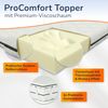 MSS® ProComfort Visco Topper mit verst. Bezug 200x140x6 cm Bild 2