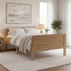 Komfortbett 140x200 Seniorenbett Höhenverstellbar Holzbett Eiche Doppelbett Hohes Bett Bettgestell Bild 2