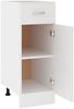 vidaXL Schubunterschrank Lyon Weiß 30x46x81,5 cm Holzwerkstoff 801204 Bild 5
