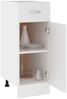 vidaXL Schubunterschrank Lyon Weiß 30x46x81,5 cm Holzwerkstoff 801204 Bild 4