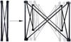 3teiliges Campingmöbel Set Campingtisch Campingstuhl L70xB70xH56cm Bild 5