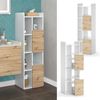 Badschrank Alf Weiß 36 x 117 cm mit 2 Schubladen Vicco Bild 2