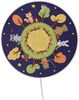 Kinderzimmer Wandlampe mit Wald Motiven, Schalter und Stecker, Ø 25cm Bild 4