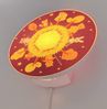 Kinderzimmer Wandlampe mit Wald Motiven, Schalter und Stecker, Ø 25cm Bild 5
