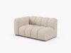 Micadoni Modulares Sofa Lupine 2-Sitzer Links Boucle Baloo Beige Bild 2