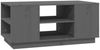 vidaXL Couchtisch Grau 90x49x40,5 cm Massivholz Kiefer 814401 Bild 2