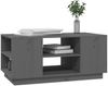 vidaXL Couchtisch Grau 90x49x40,5 cm Massivholz Kiefer 814401 Bild 4