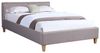 CARO-Möbel Polsterbett ANAIS, Doppelbett 140x200 cm Bettgestell mit Lattenrost und Stoffbezug grau Bild 4