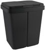 Ribelli Mülltrennsystem ZwEimer Müllbehälter 2x25L, Mülleimer Abfalleimer Küche Bild 5