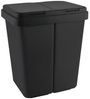 Ribelli Mülltrennsystem ZwEimer Müllbehälter 2x25L, Mülleimer Abfalleimer Küche Bild 4